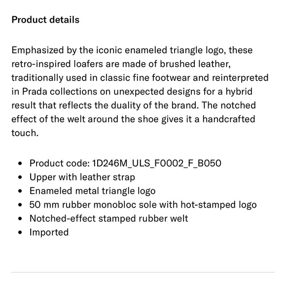 🆕 PRADA Chocolate Brushed Leather Loafers - Picture 9 of 9